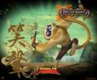 Master Monkey, ένας από τους Furious Five εκπαιδευτεί από Master Shifu στην Κοιλάδα της Ειρήνης